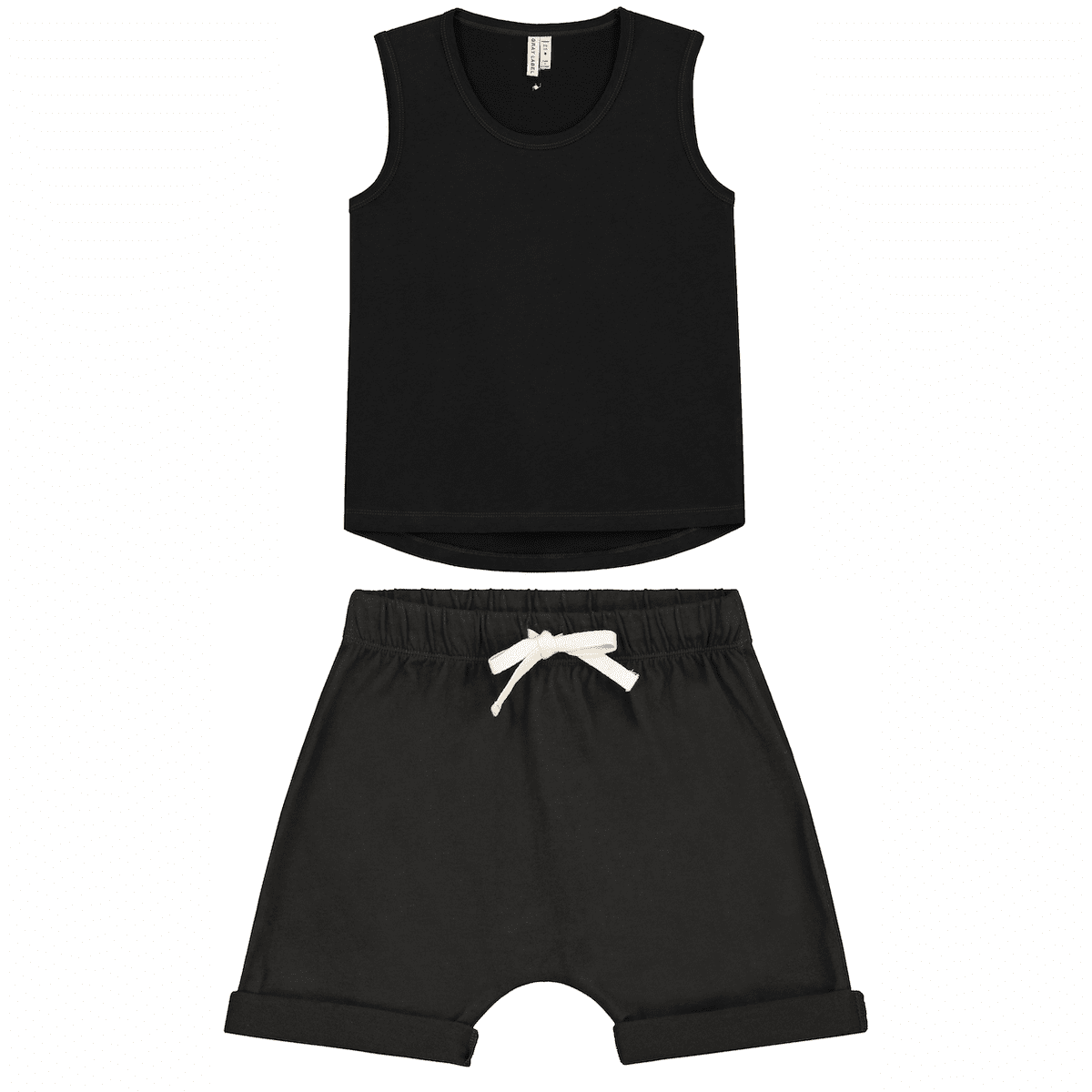 Nearly Black Tank Top & Shorts