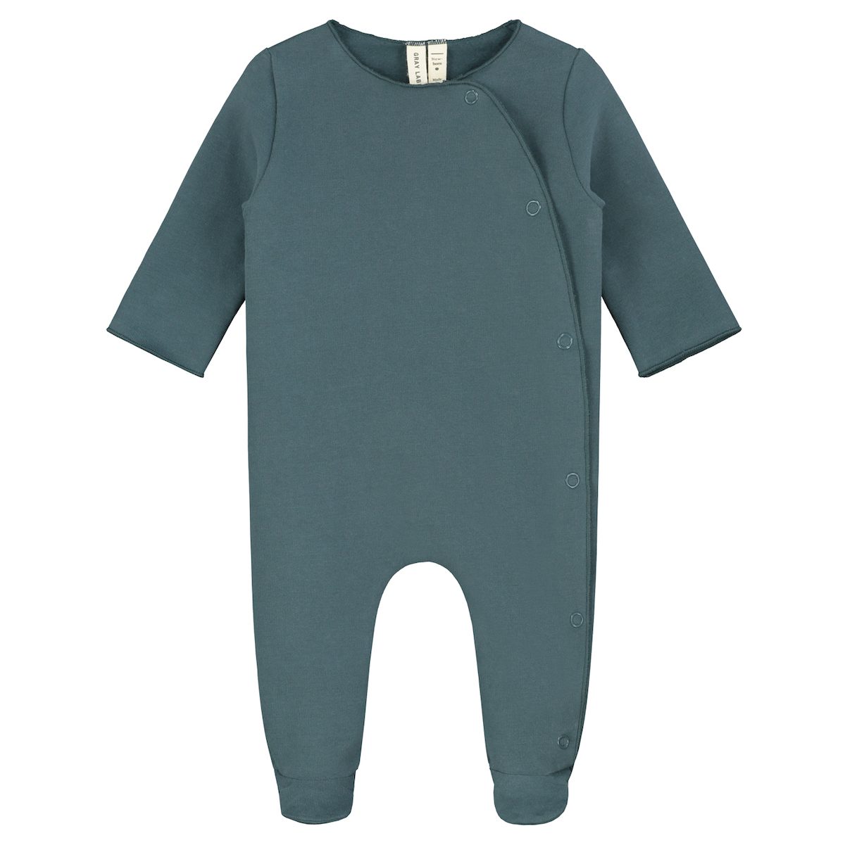 Newborn Suit W/ Snaps | Blue Grey