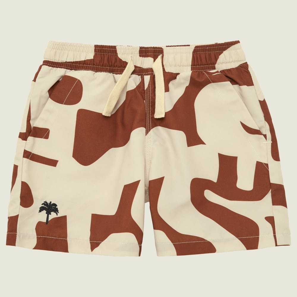 Russet Puzzlotec Swim Shorts