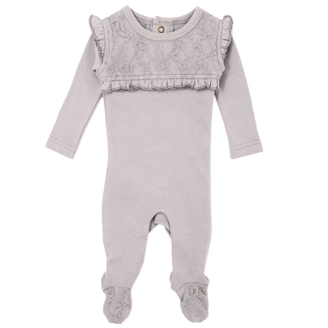 Lace Footie | Fog