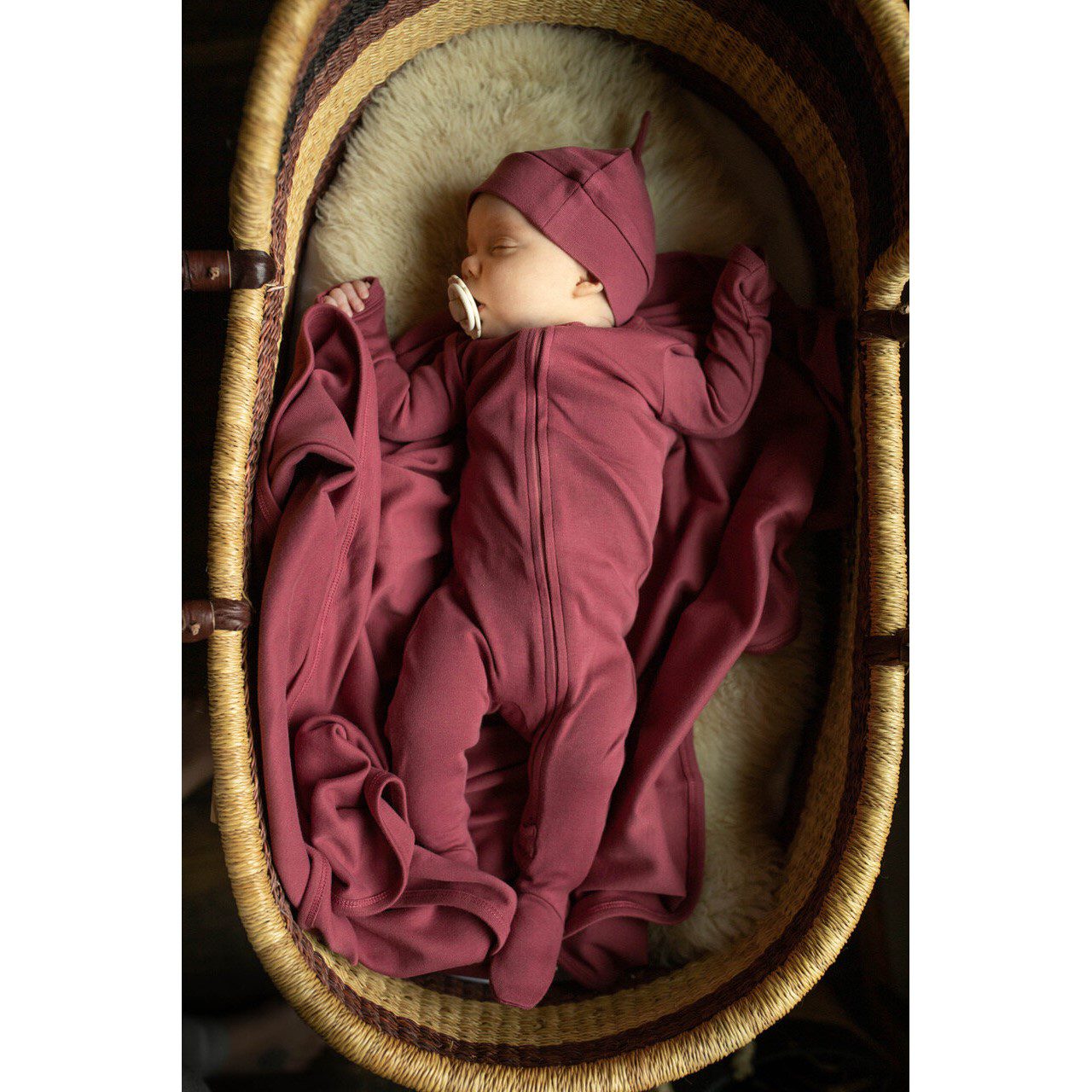 Banded Top Knot Hat | Appleberry