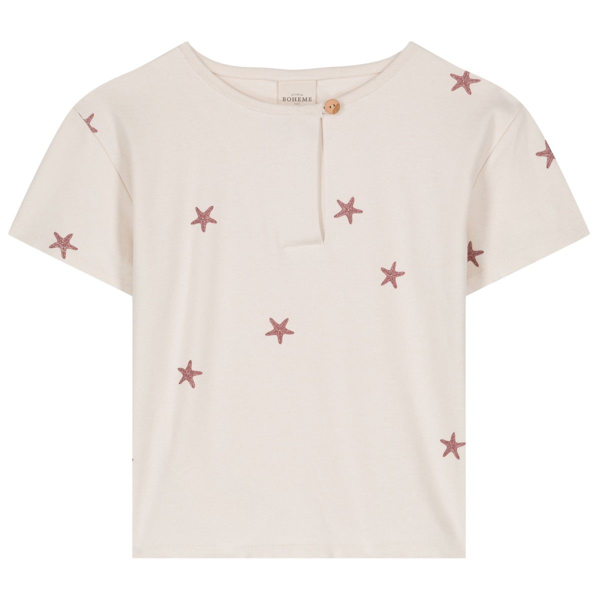 Orso T-Shirt & Georgette Shorts | Light Pink/Starfish