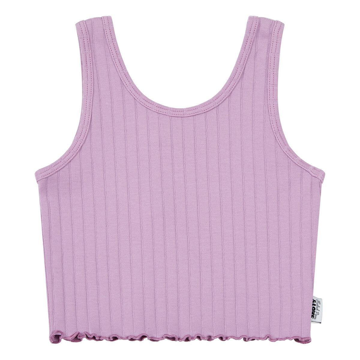 Ribbed Tank Top & Shorts | Mauve