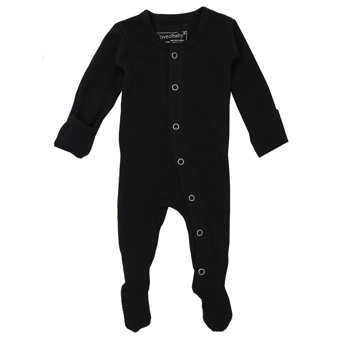 Organic Footie | Black