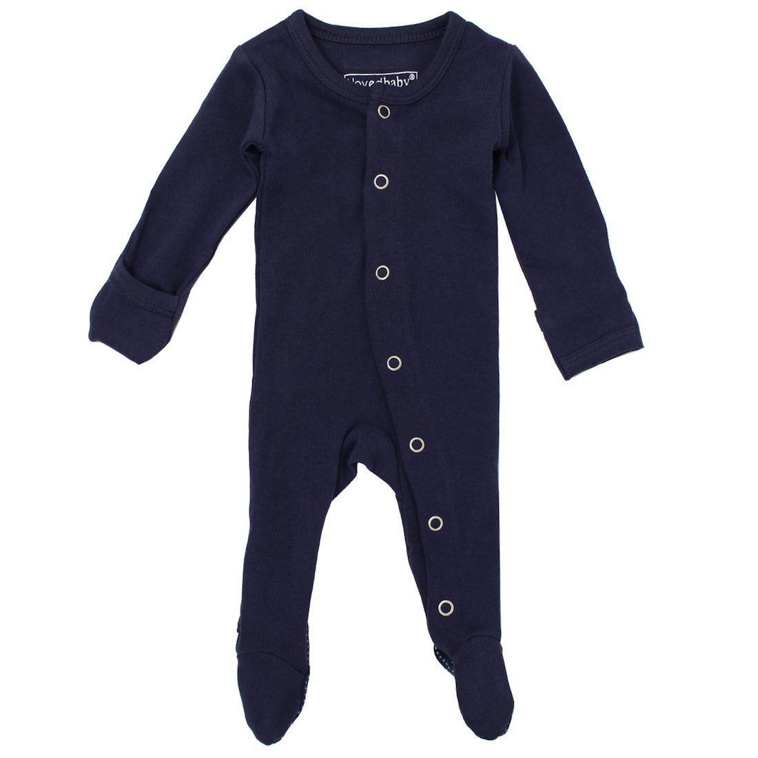 Organic Footie | Navy