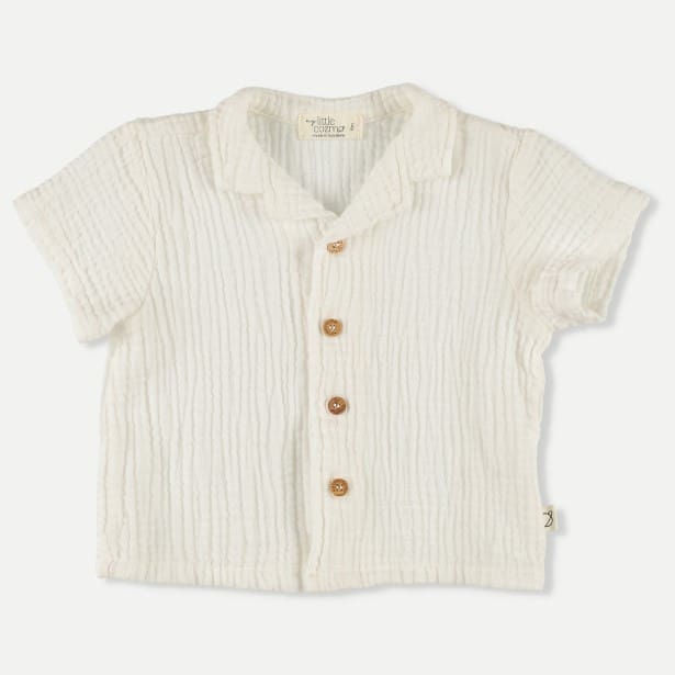 Pablo Soft Gauze Shirt & Neo Denim Stripe Shorts