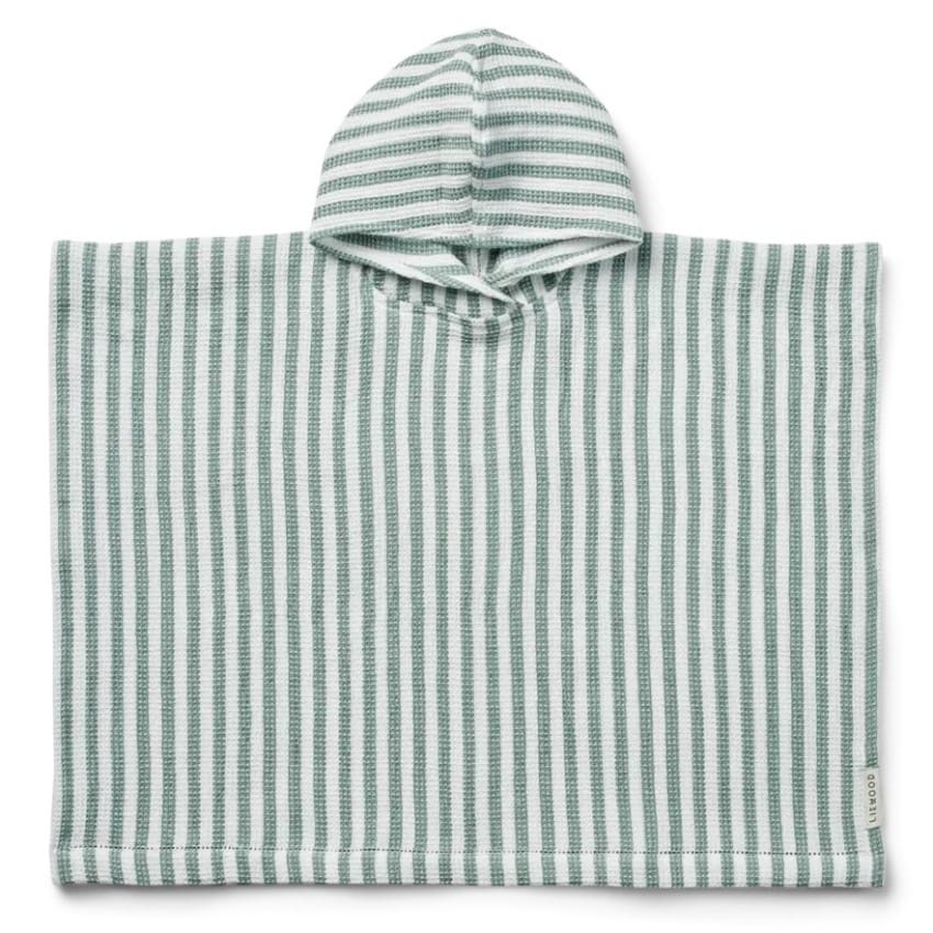 Paco Poncho | Y/D stripes Peppermint / White
