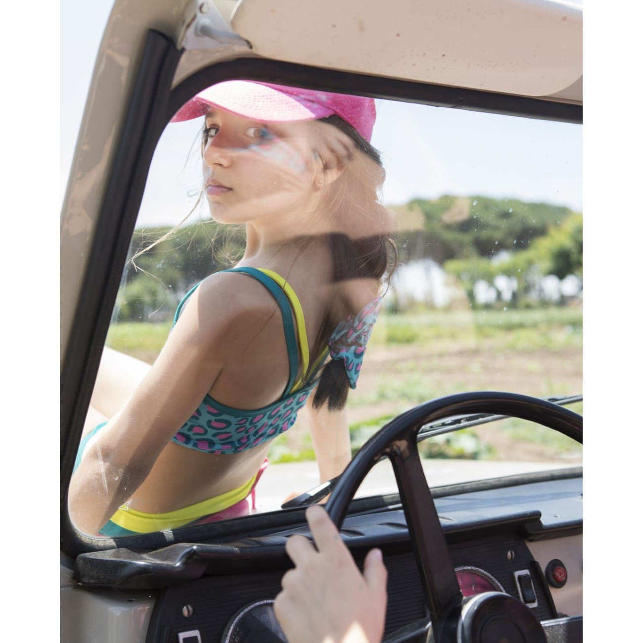 Teal Animal Dots Bikini