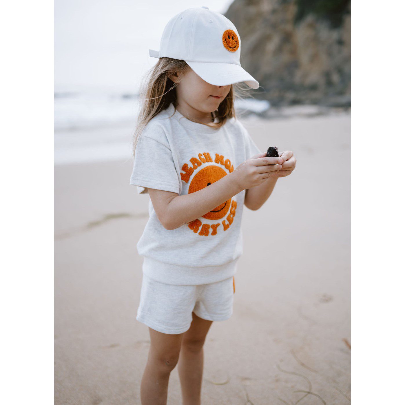 Patch Sweatshirt Set | Beach More, Worry Less