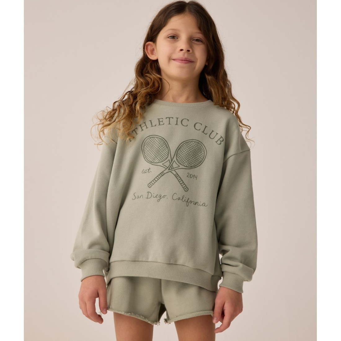 Legend Sweatshirt & Sweat Short | Sage