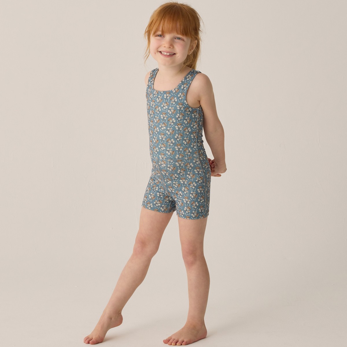 Malibu Bodysuit | Blue Floral