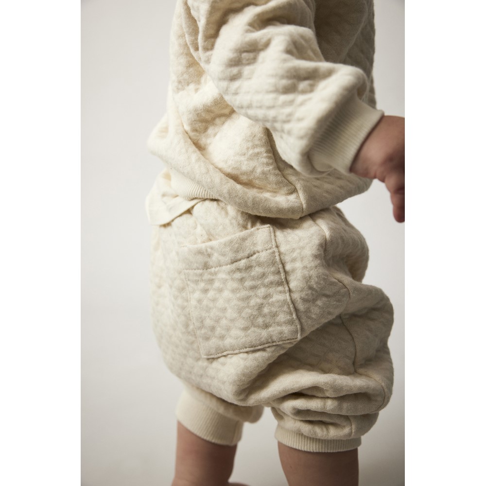 Simone Sweatshirt & Louis Pants | Diamond Quilt Ivory