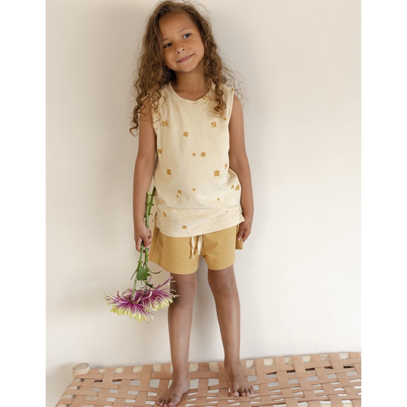 Frotté Top Tiles | Golden Kelp