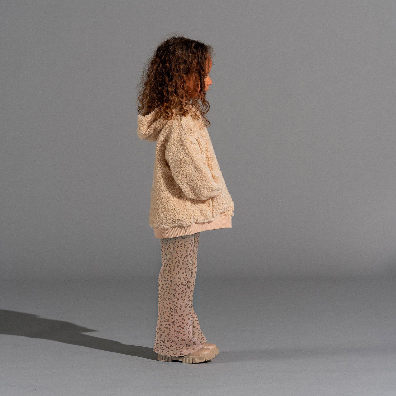 Flared Pants | Beige Leo