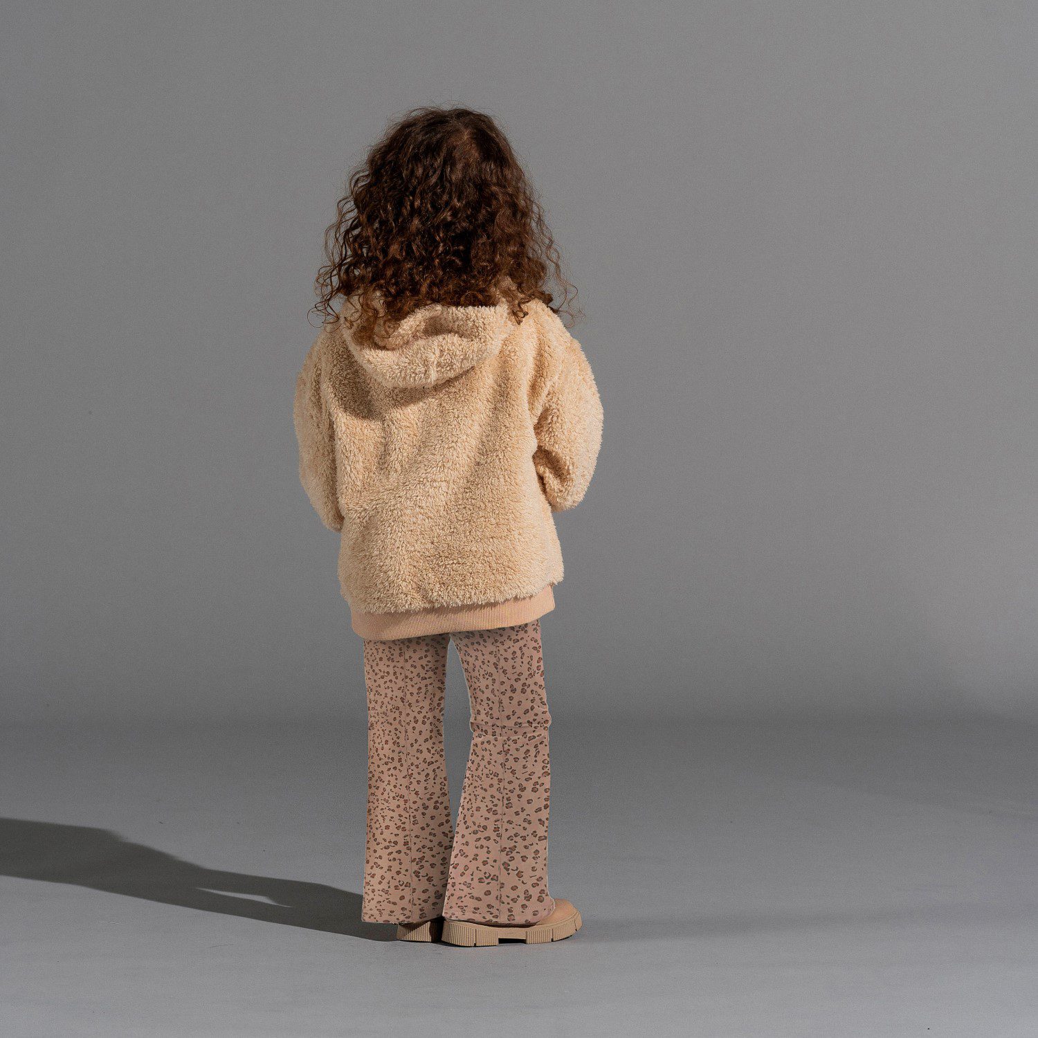 Flared Pants | Beige Leo