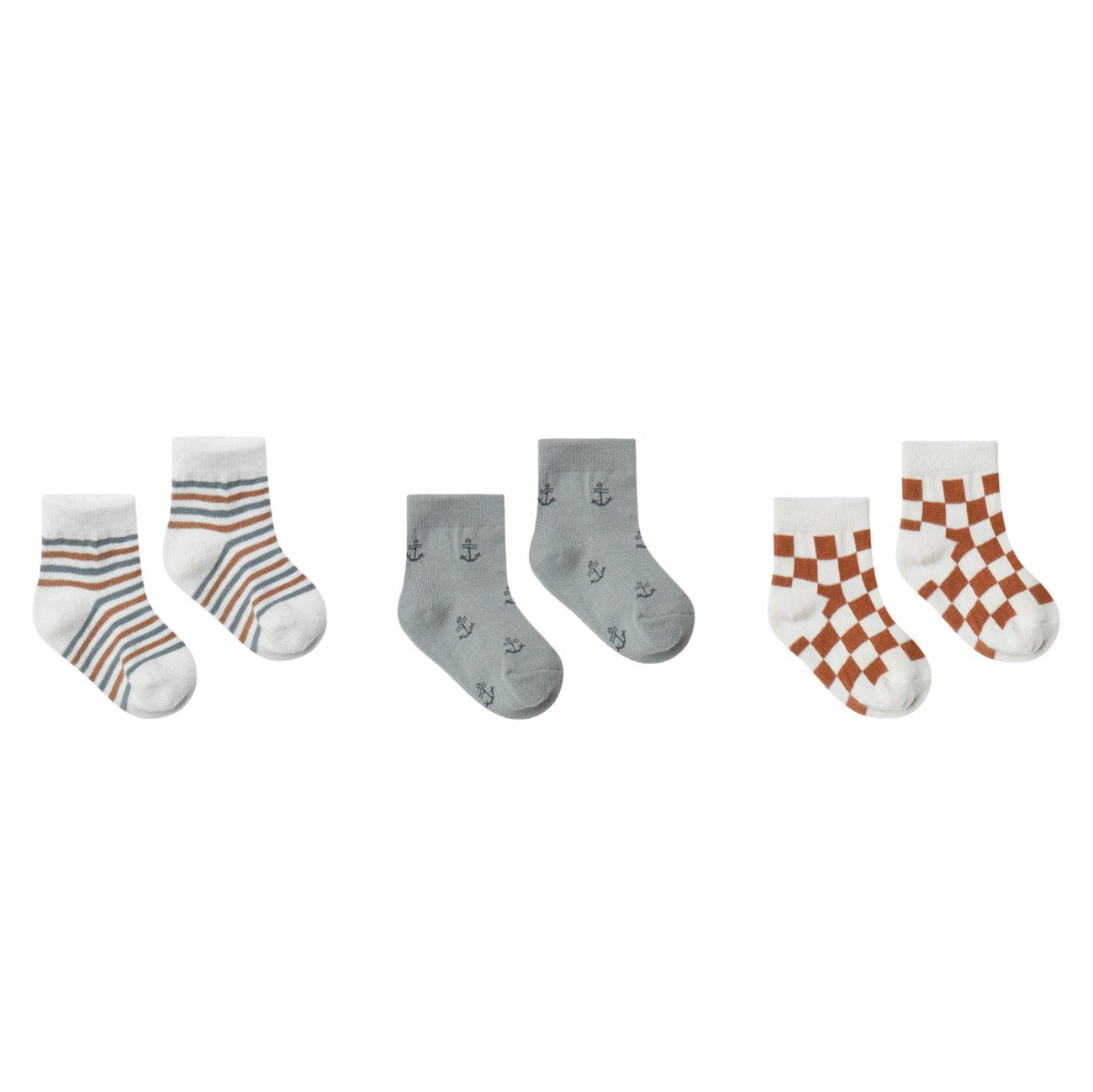 Printed Socks | Check, Geo, Stripe