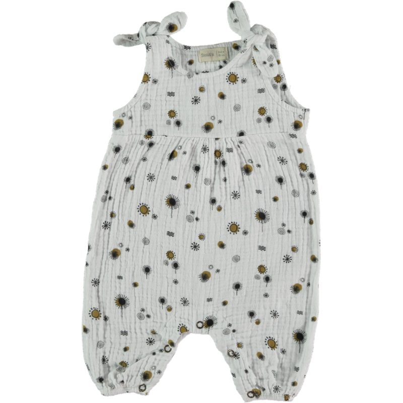 Printed Playsuit White