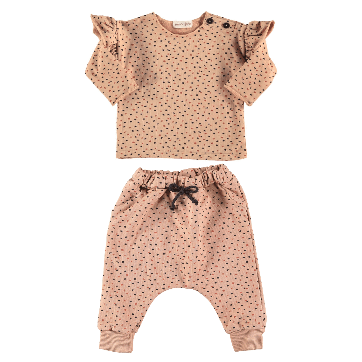 Printed Sweater & Printed Pants | Nude