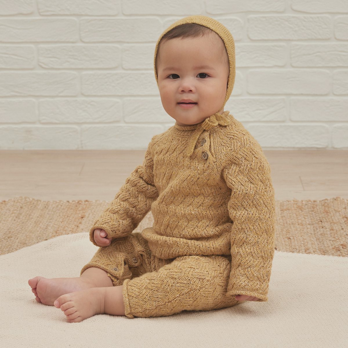 Cozy Heathered Knit Sweater & Cozy Heathered Knit Pant | Honey