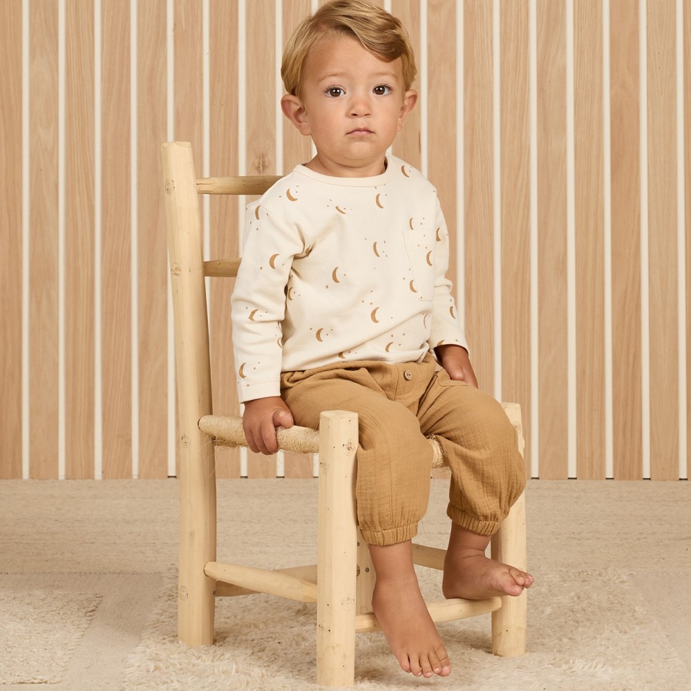 Moons L/S Pocket Tee & Golden Luca Pant