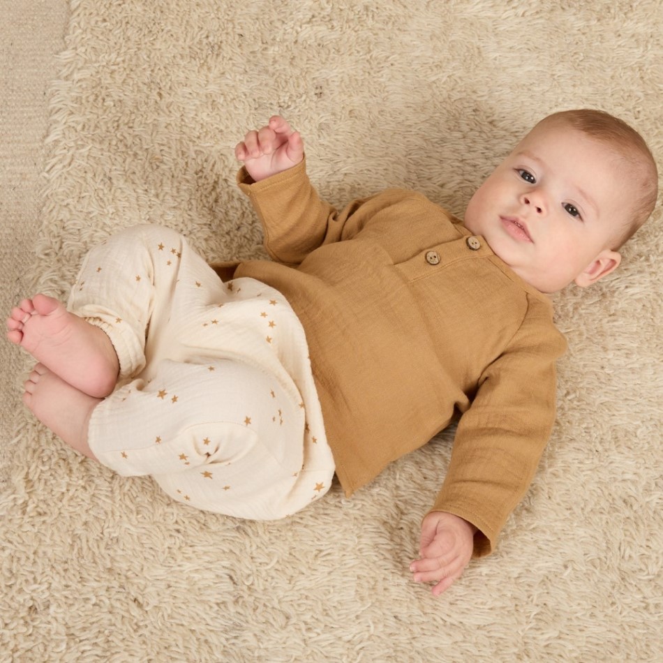Golden Zion Shirt & Stars Woven Pants