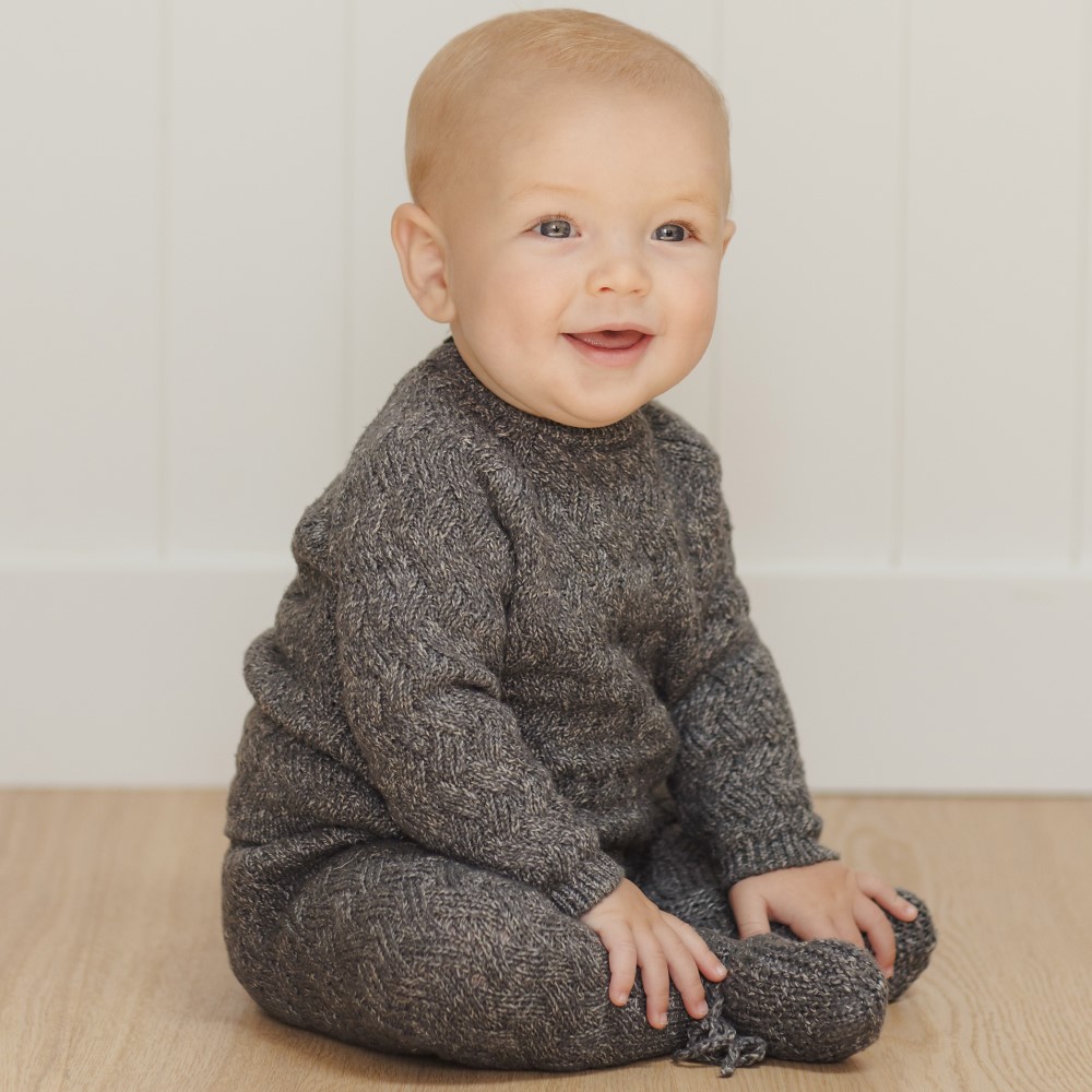 Knit Sweater & Knit Pant | Heathered Indigo