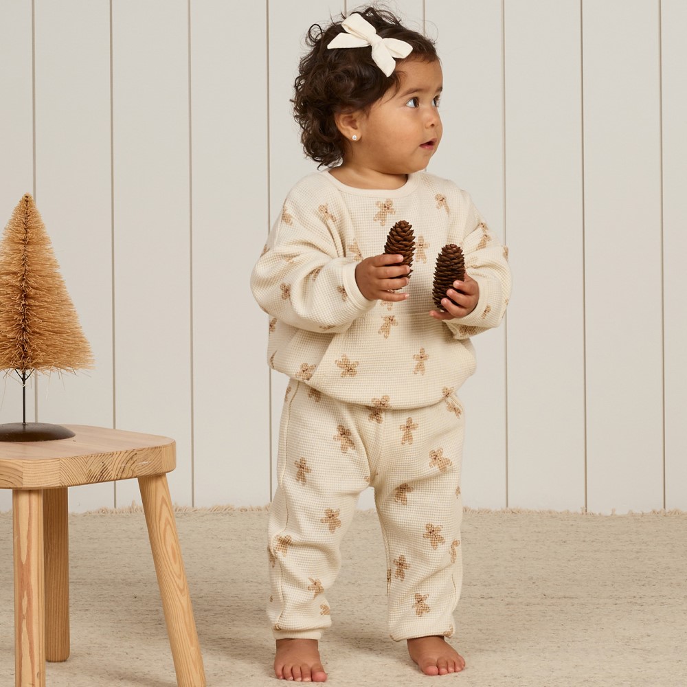 Waffle Slouch Set | Gingerbread