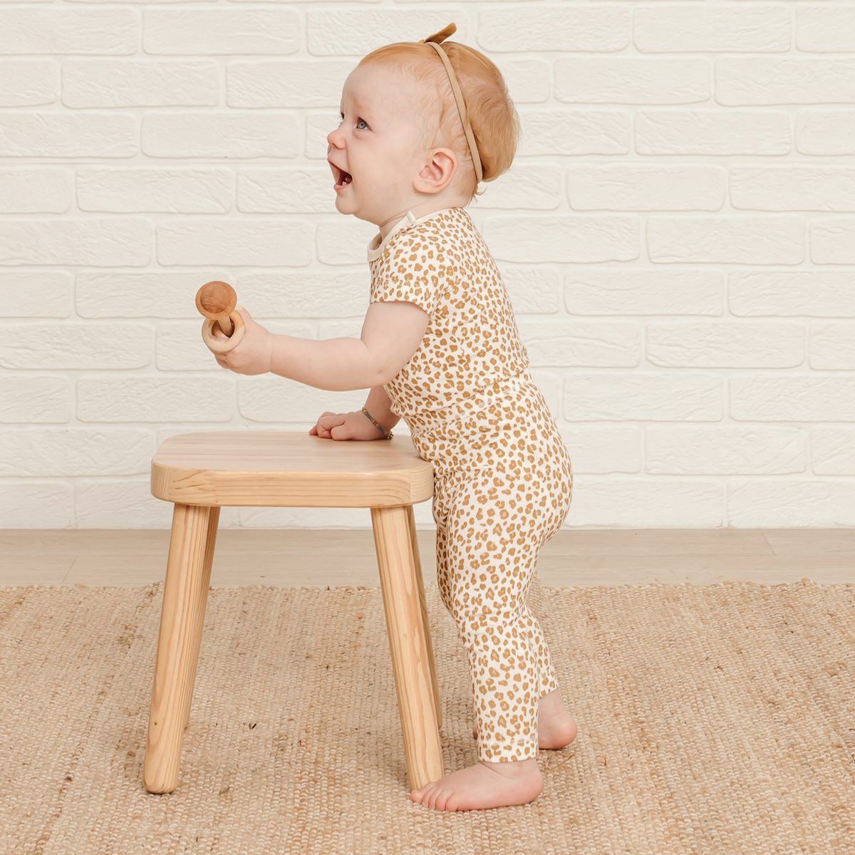 Bamboo L/S Tee & Leggings | Cheetah