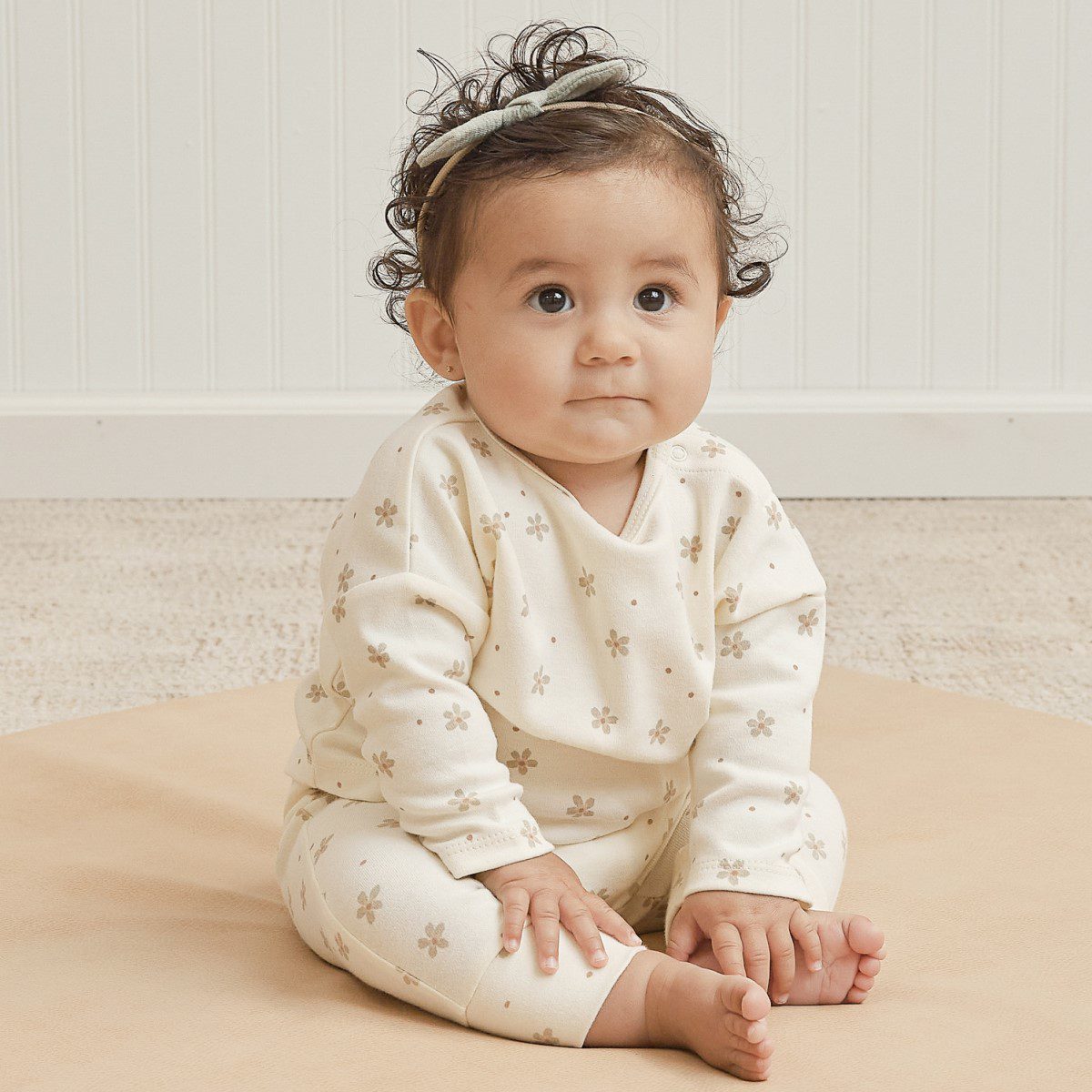 Long Sleeve Tee & Drawstring Pant | Dotty Floral