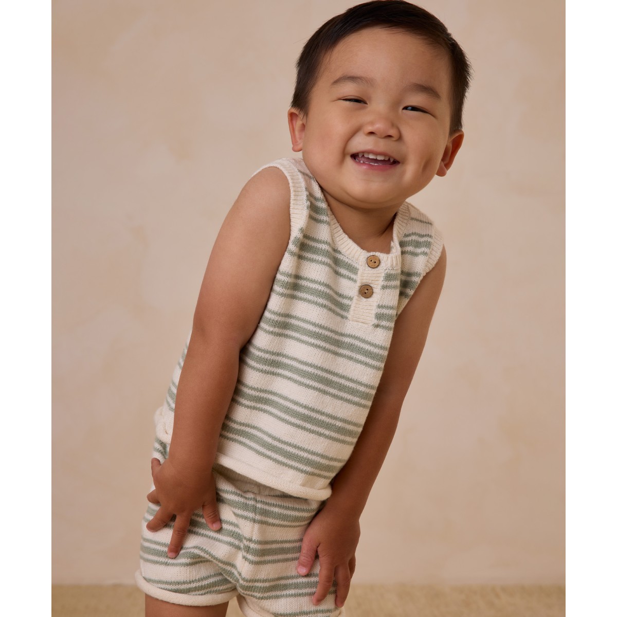 Taylor Knit Set | Sage Knit Stripe