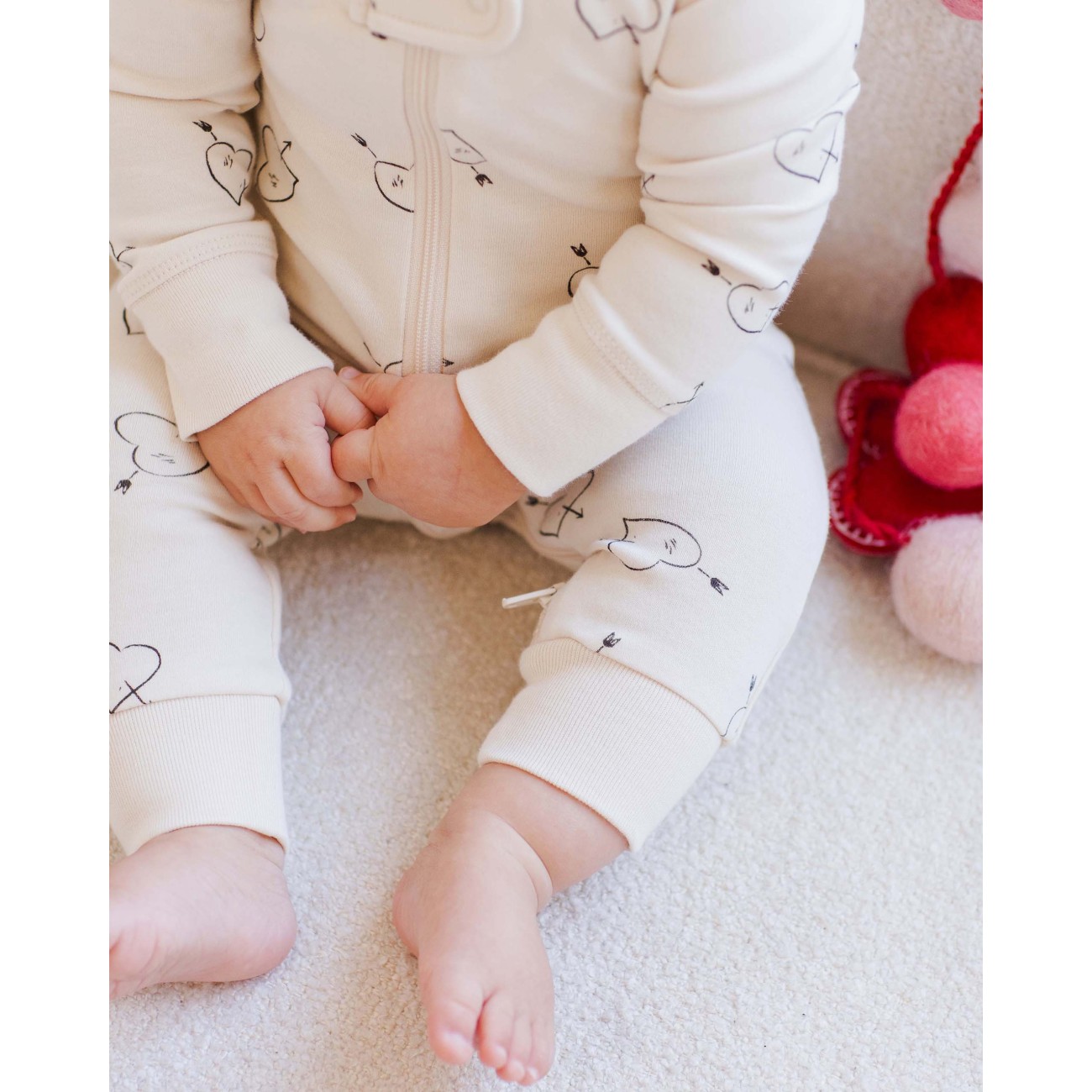 Zip Long Sleeve Sleeper | Cupid