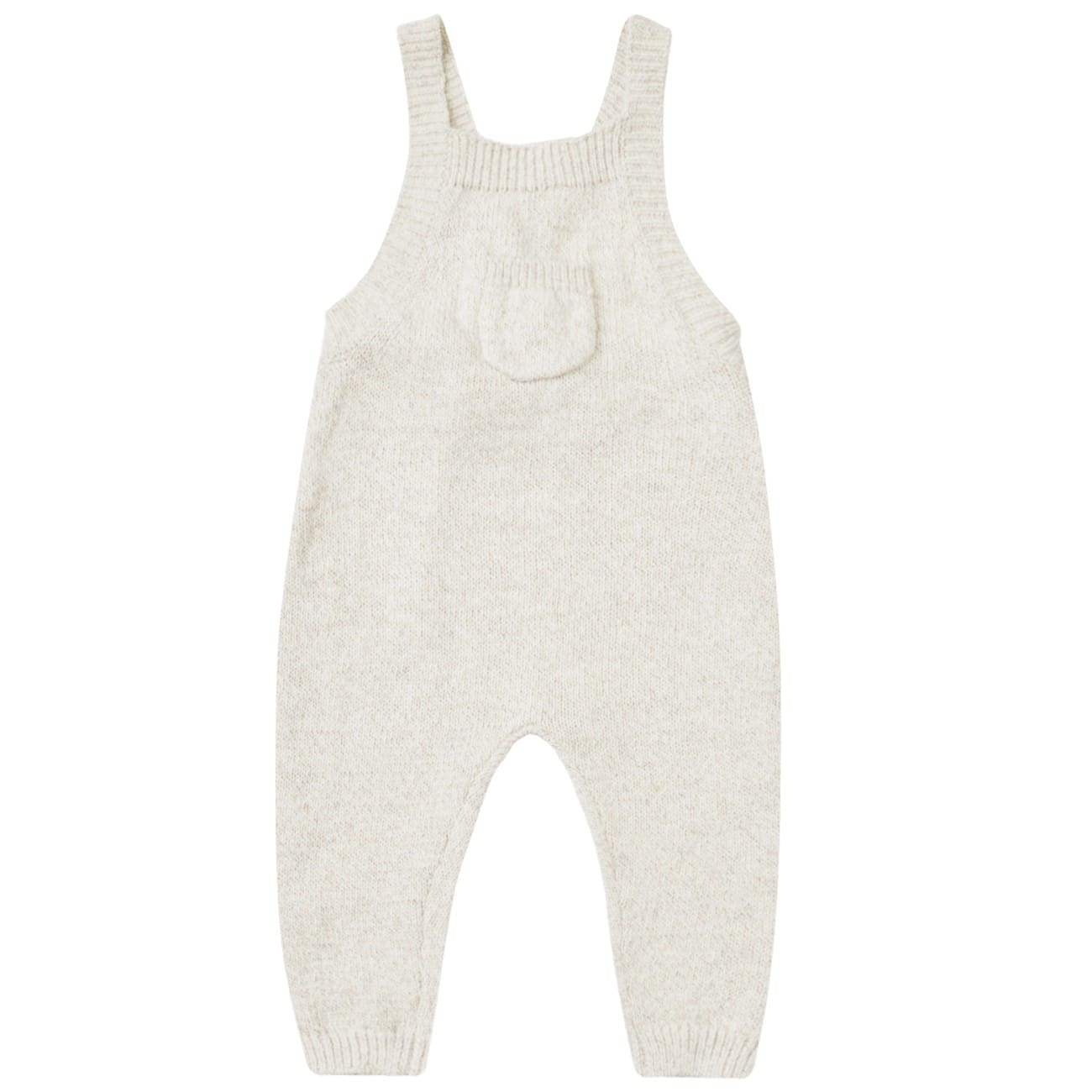 Knit Overalls | Ivory