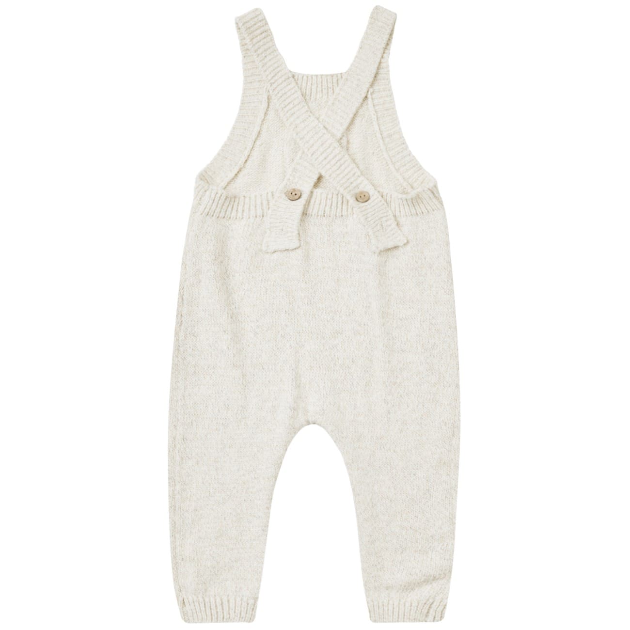 Knit Overalls | Ivory