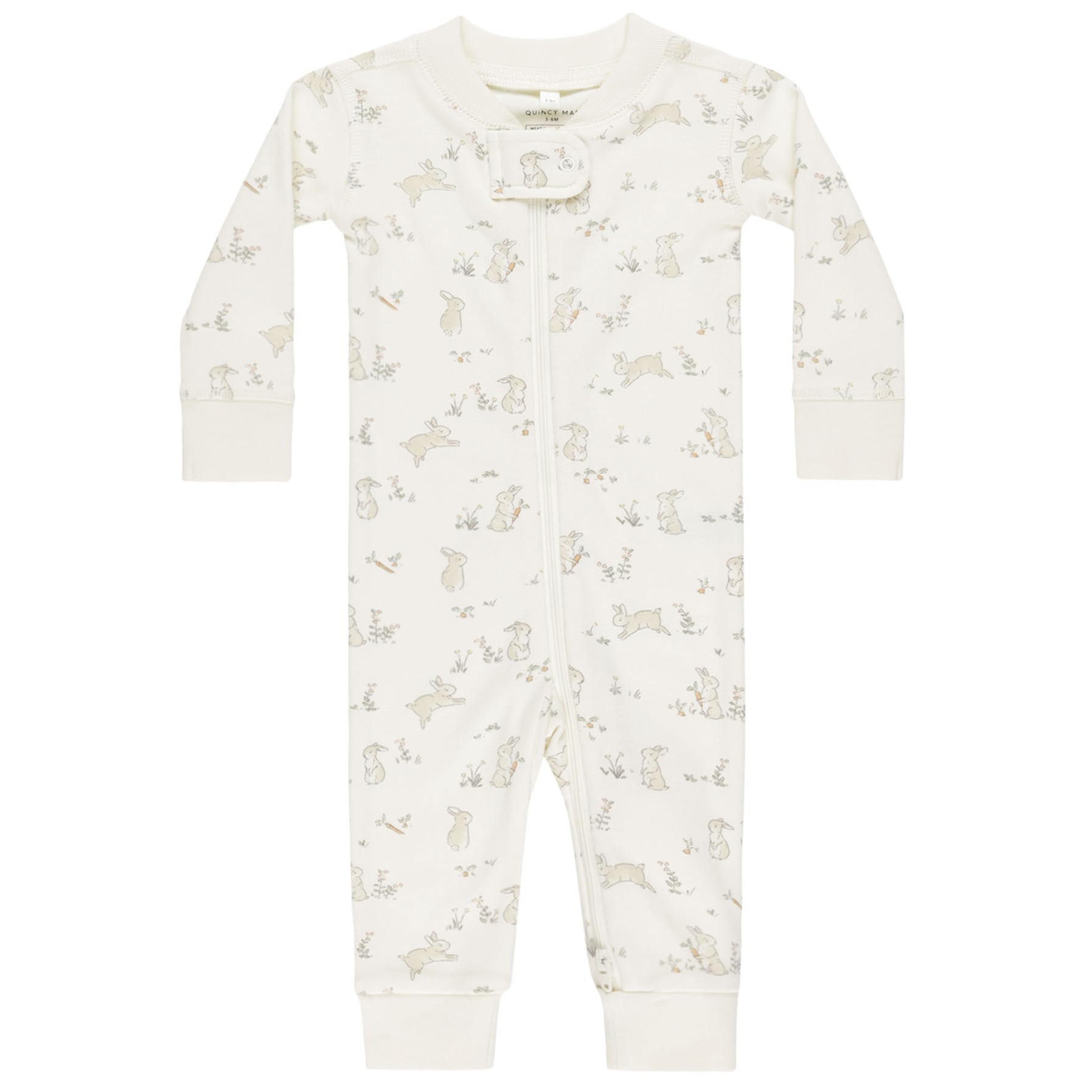 Zip Longsleeve Sleeper | Bunnies