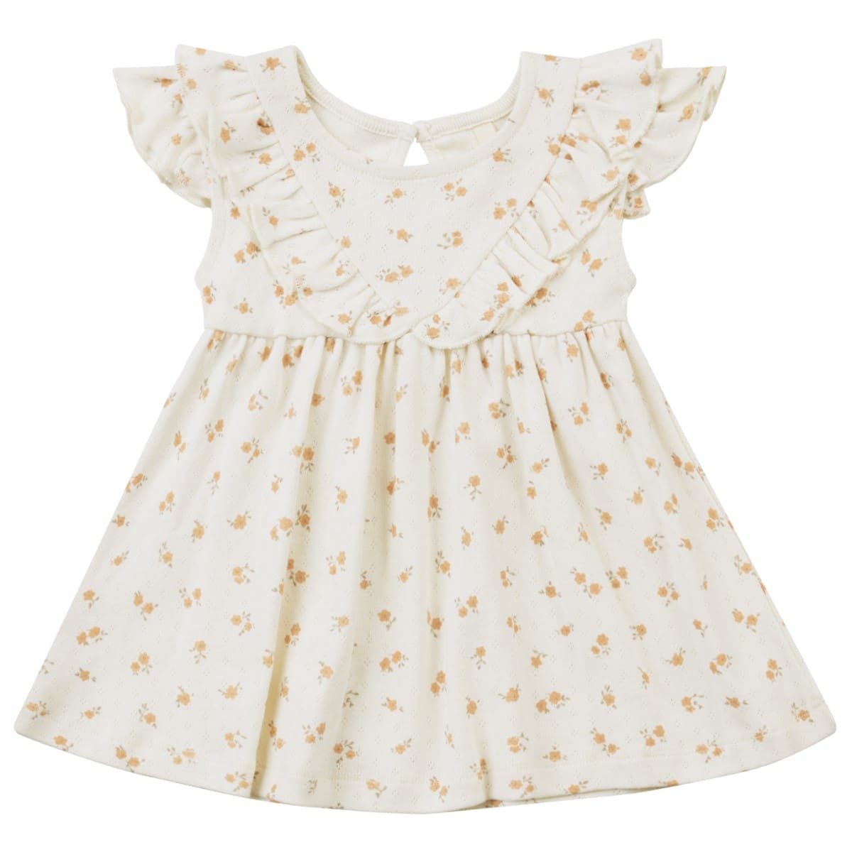 Sleeveless Ruffle V Dress | Ditsy Melon