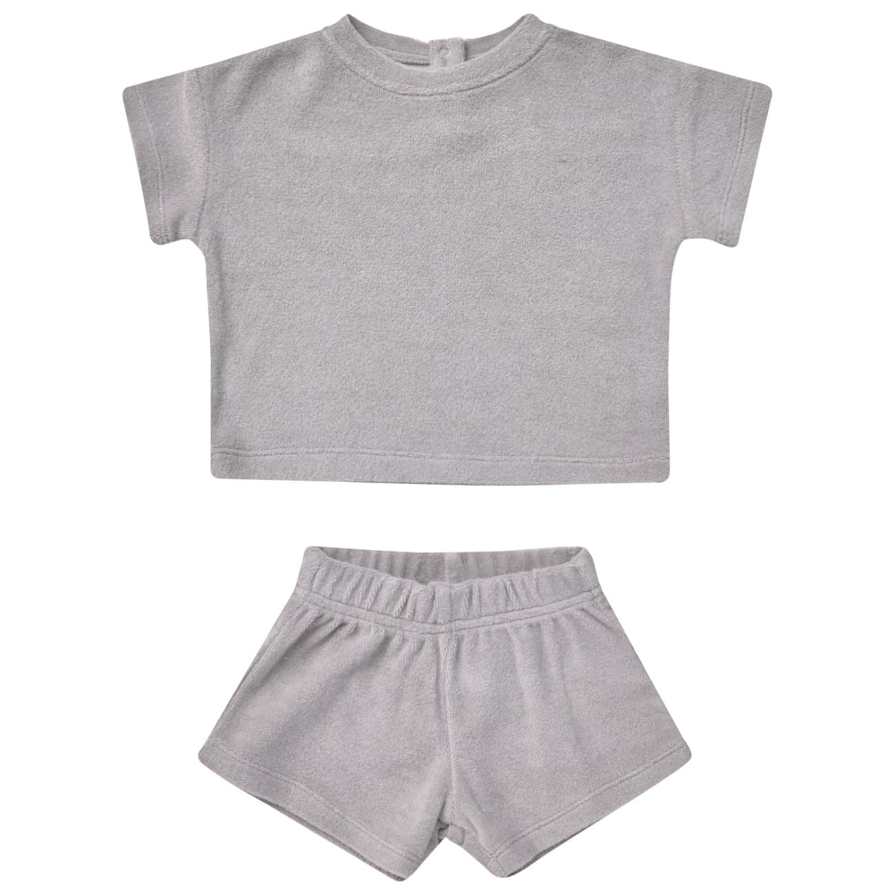 Terry Tee + Shorts Set | Periwinkle