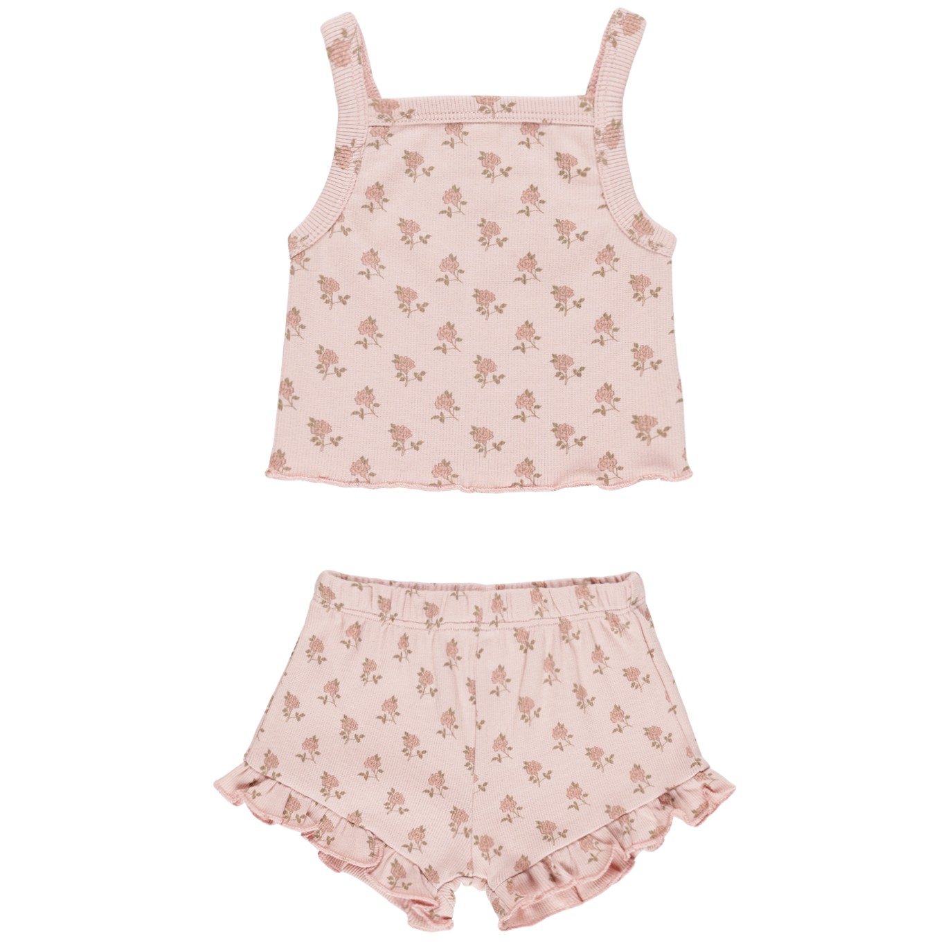 Evie Tank + Shortie Set | Roses