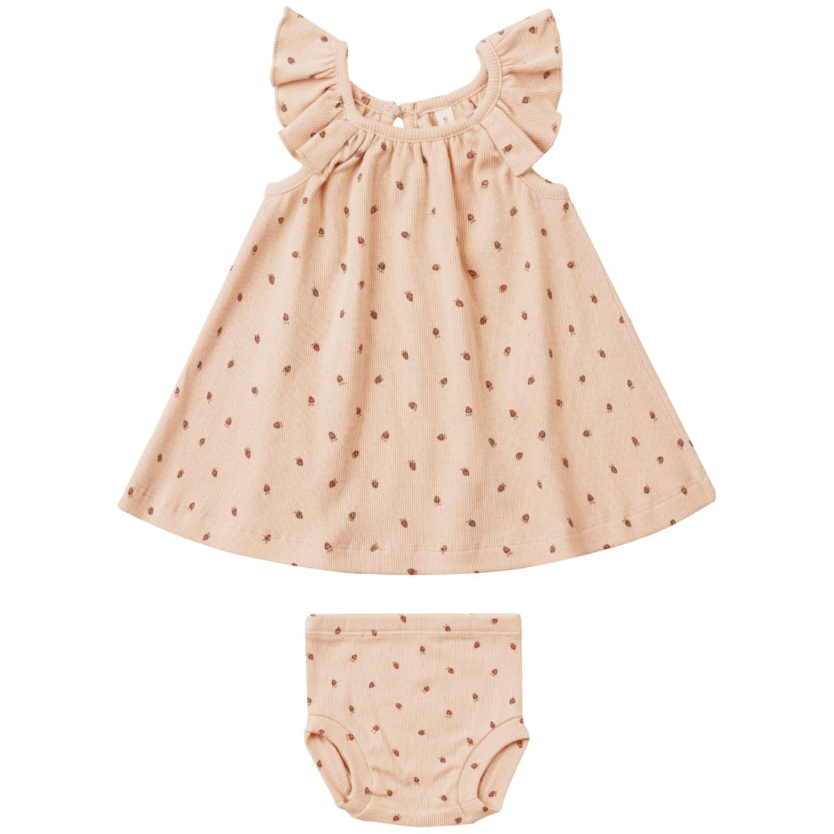 Ruffle Swing Dress | Strawberries