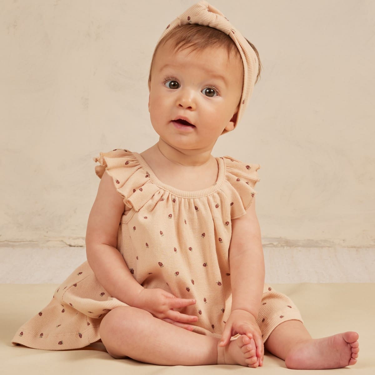 Ruffle Swing Dress | Strawberries