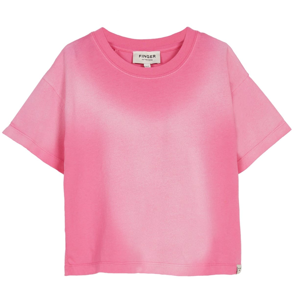 Queen Tshirt & Pearl Flared Leggings | Hot Pink Gradient