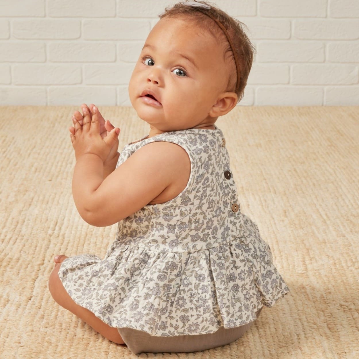 Sleeveless Peplum Set | French