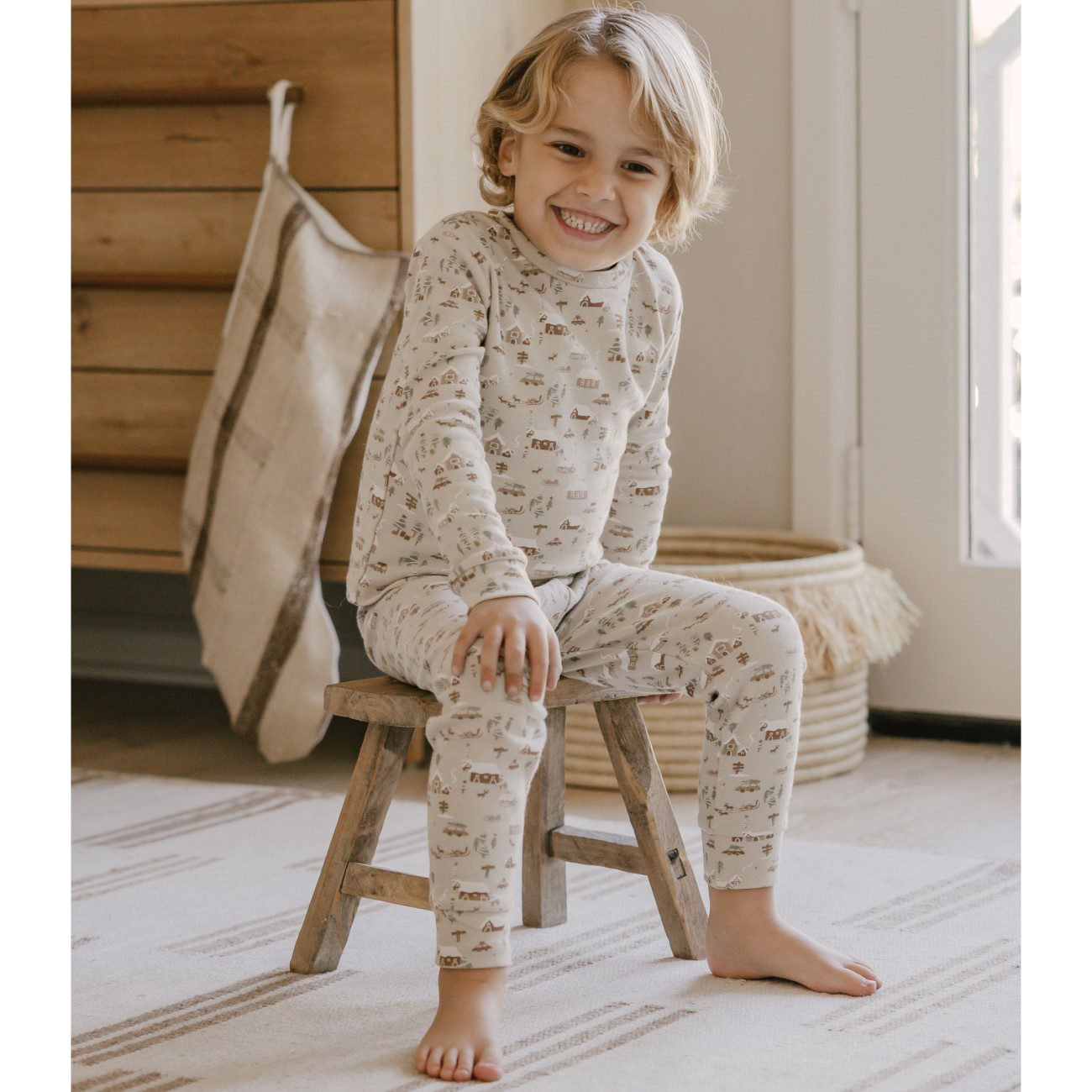 L/S Pajama Set | North Pole