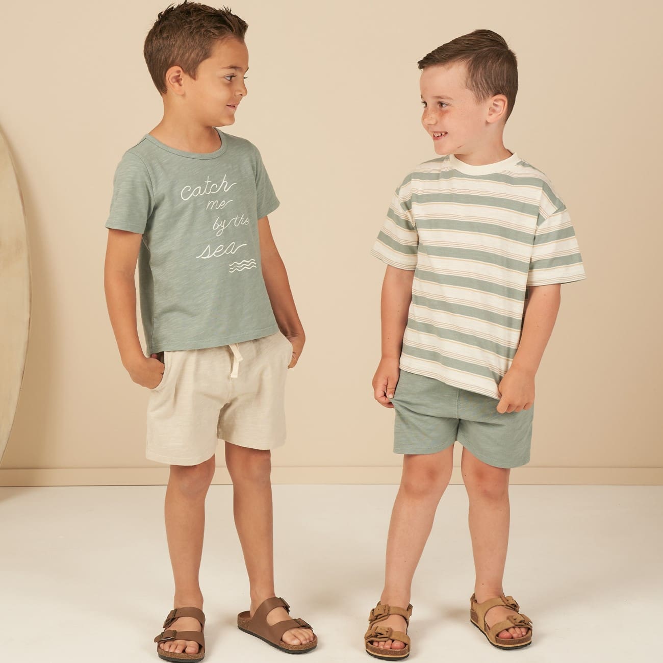 Catch Me By The Sea Tee & Sam Short Dove