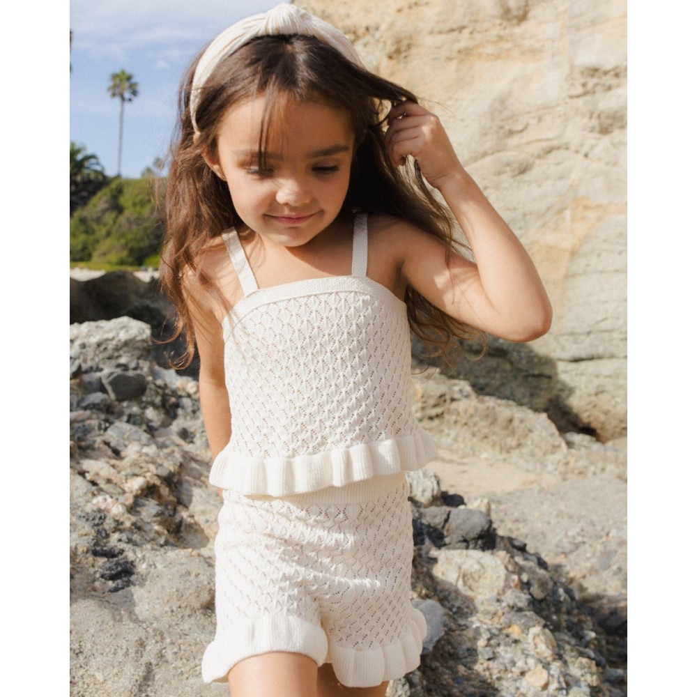 Crochet Tank Set | Ivory