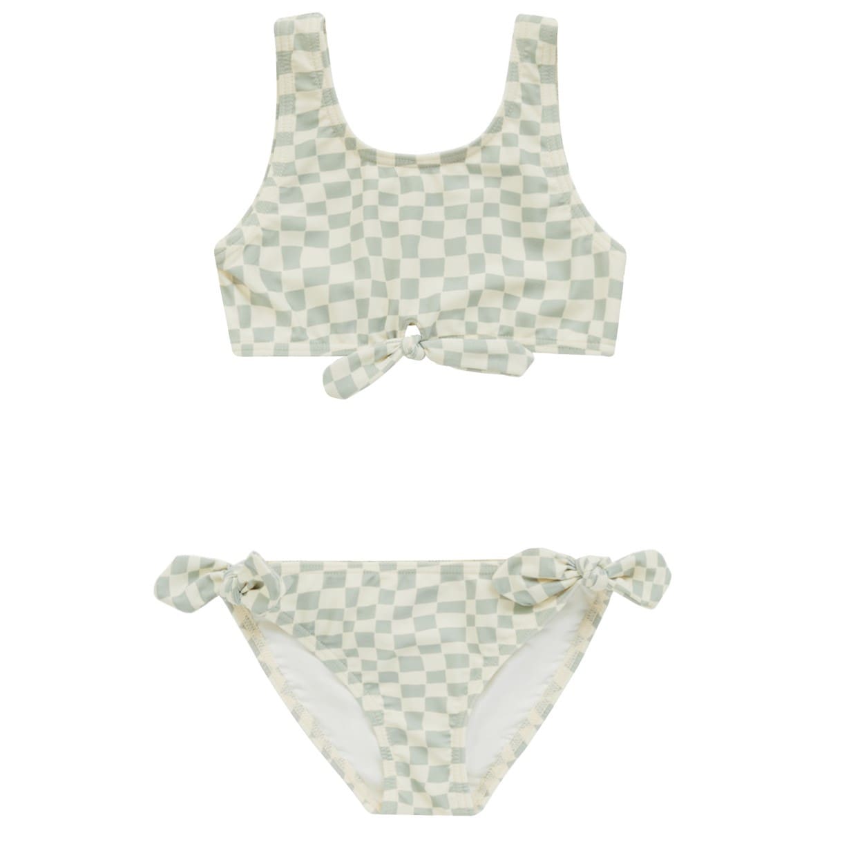 Knotted Bikini | Seafoam Check