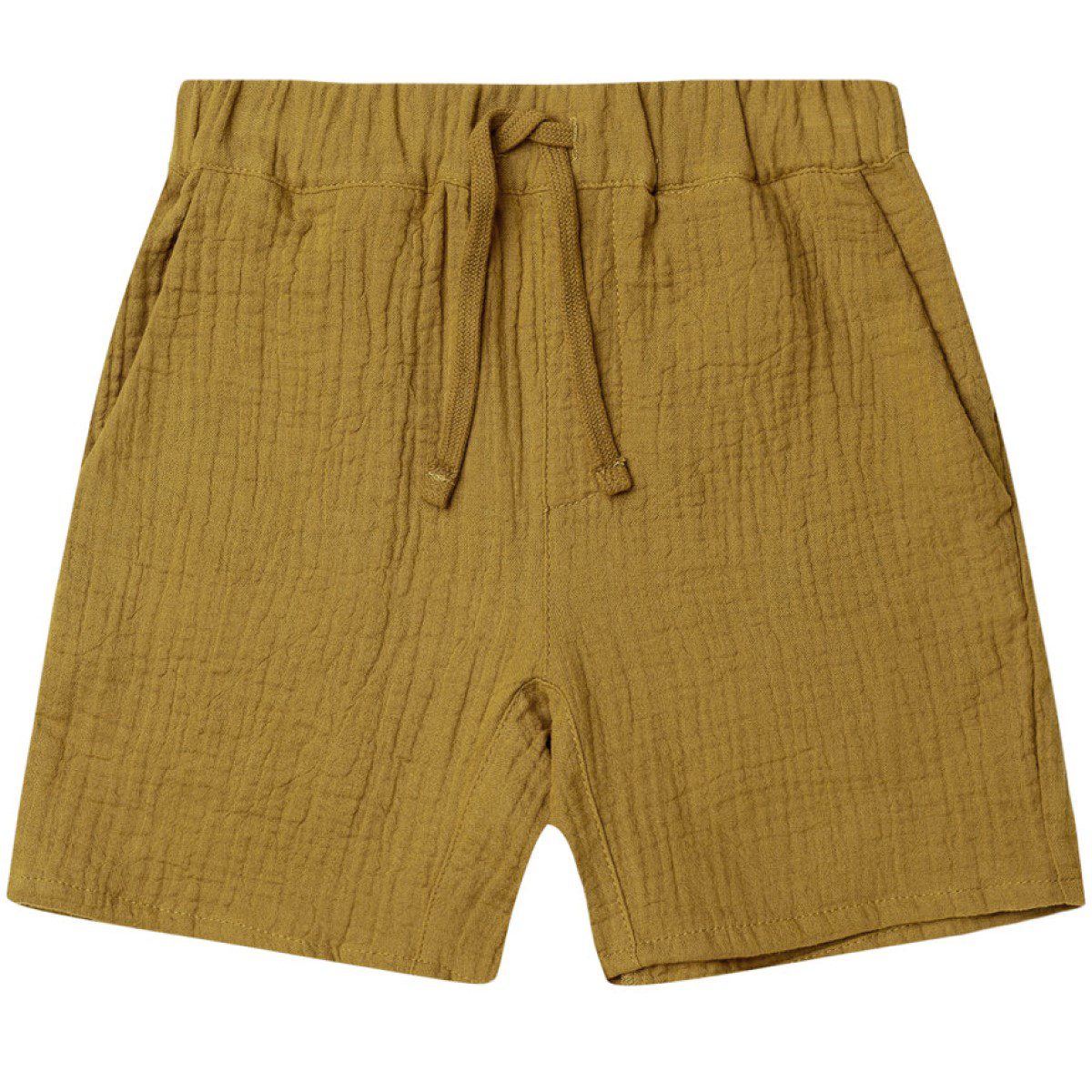 Rustic Stripe Shirt & Ochre Bermuda Short