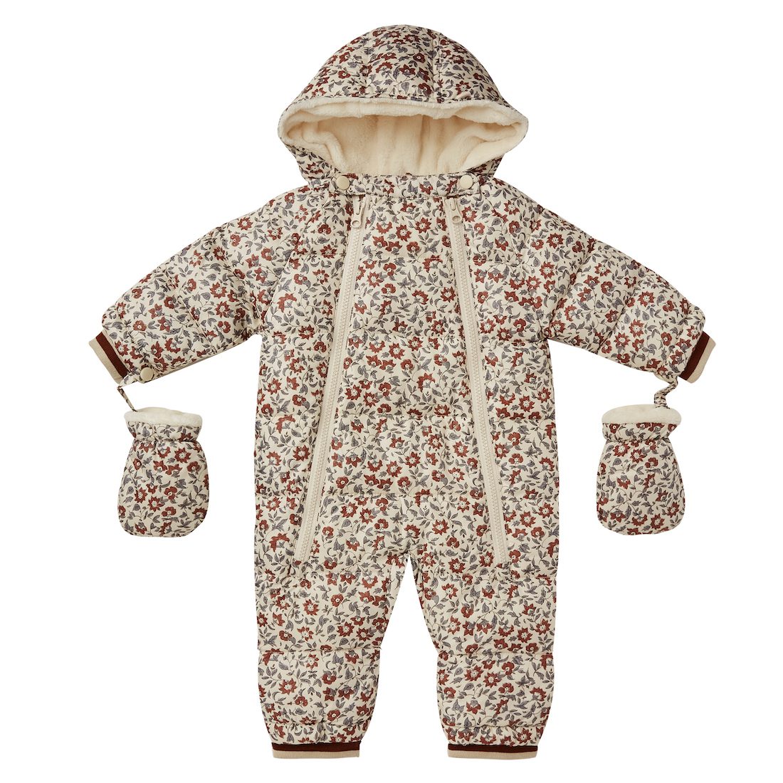 Vintage Floral Snow Suit