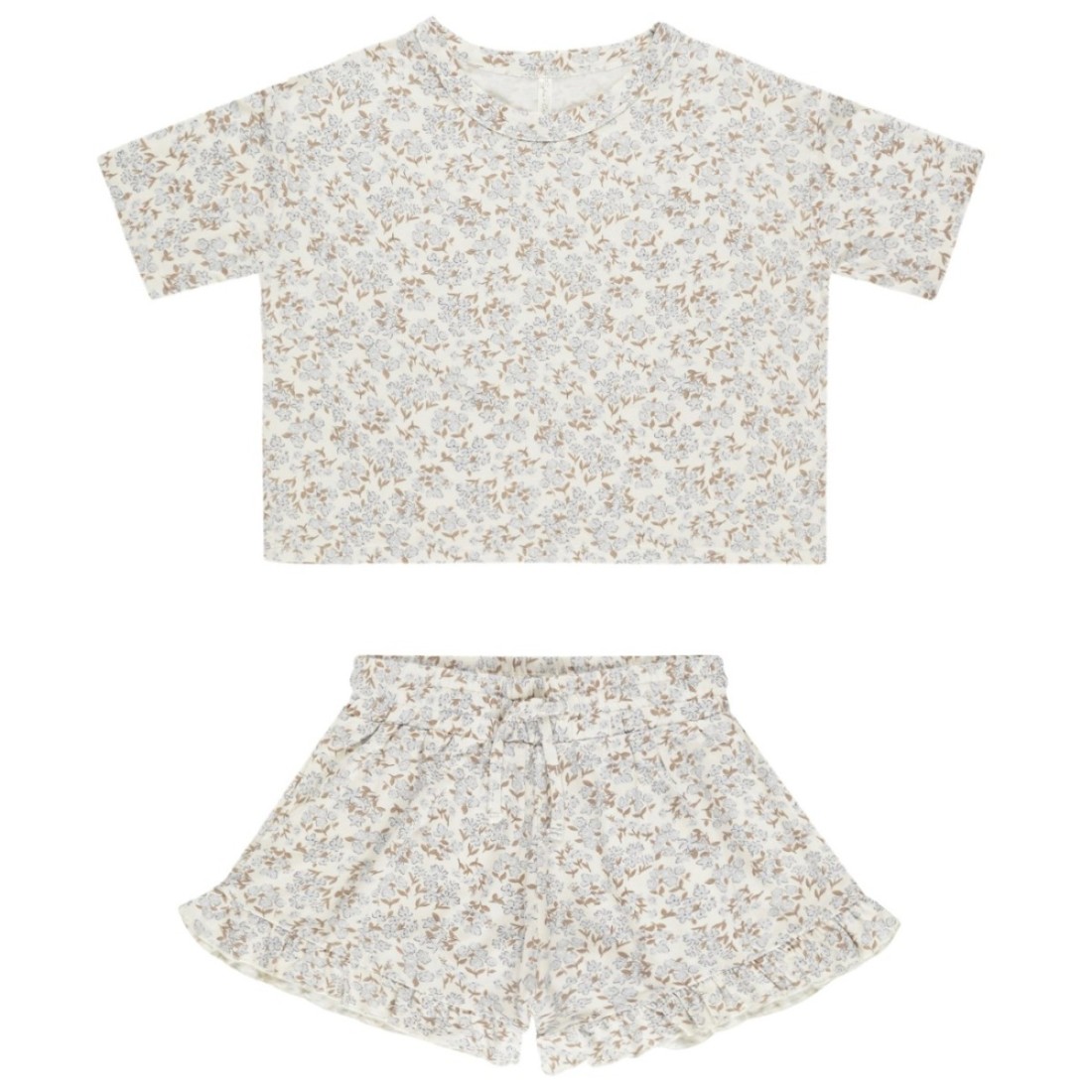 Mosie Set | Blue Ditsy