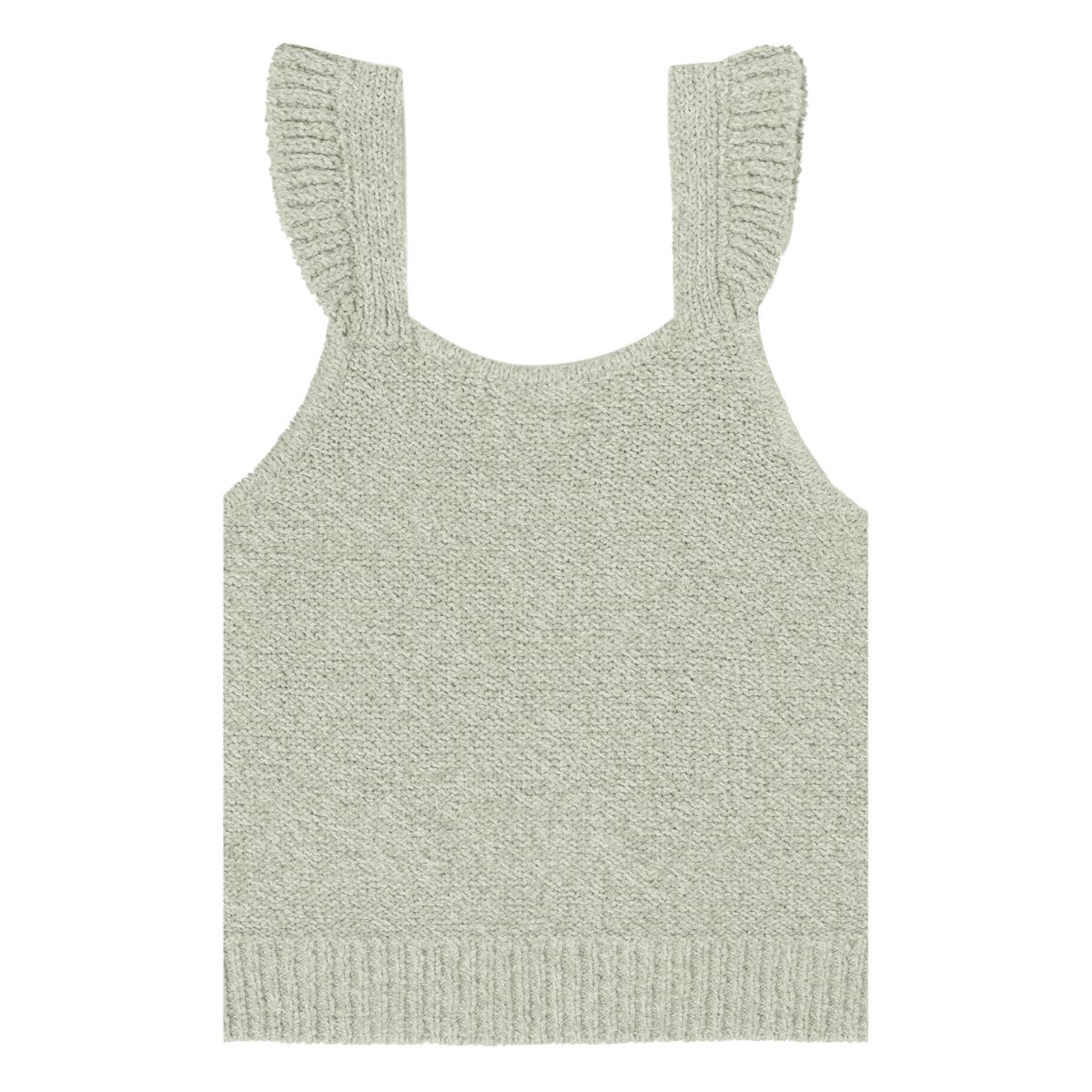 Knit Tank & Shorts | Heathered Laurel