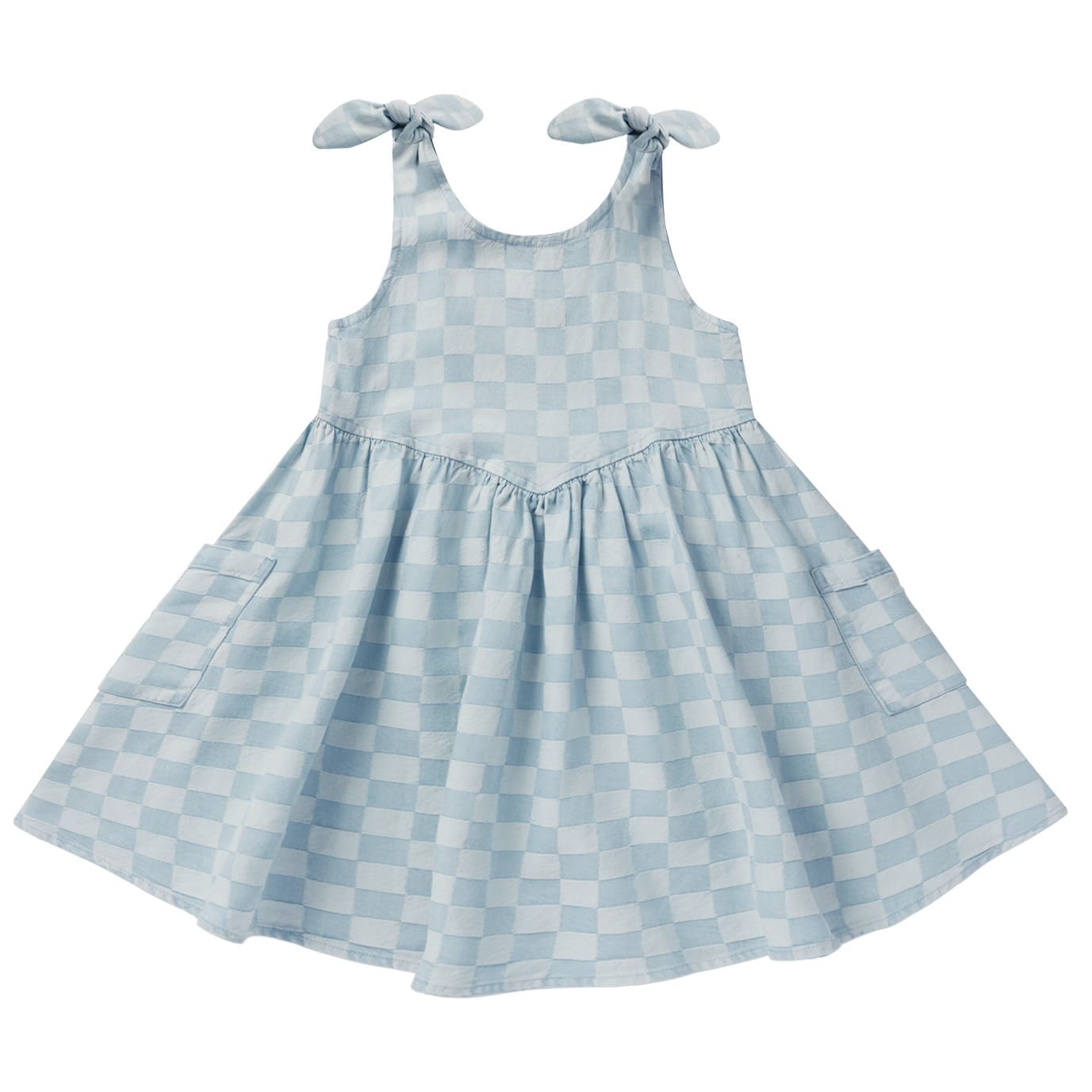 Summer Dress | Blue Check